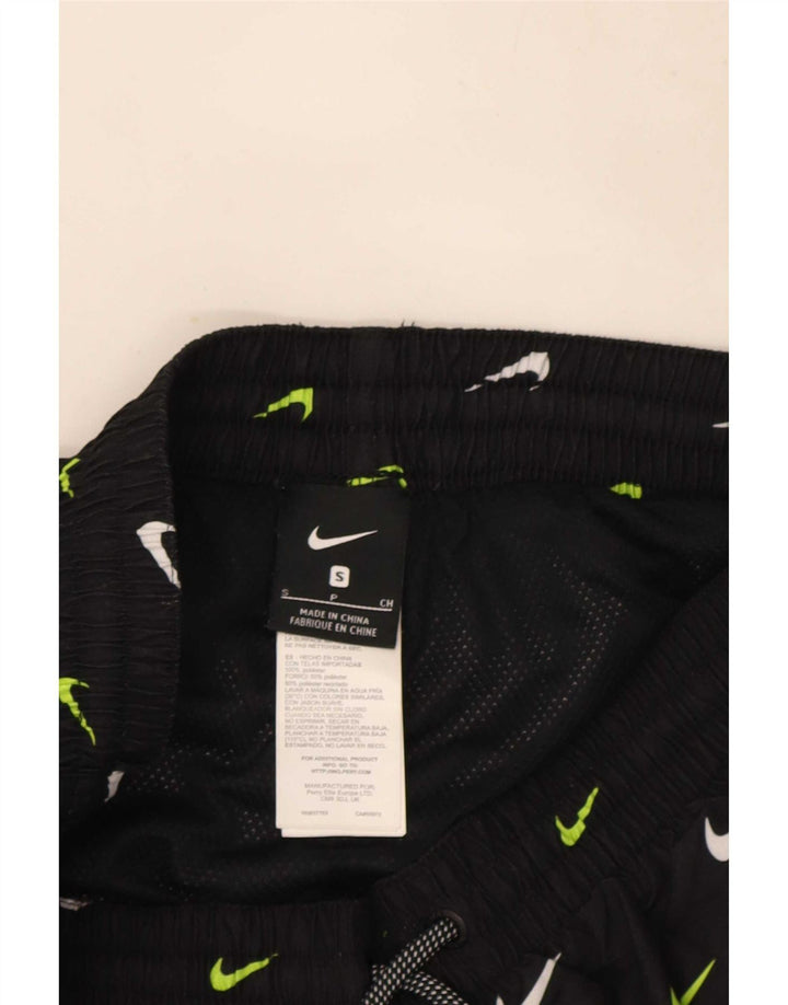 Nike Herre grafiske sportsshorts Små sorte polyester