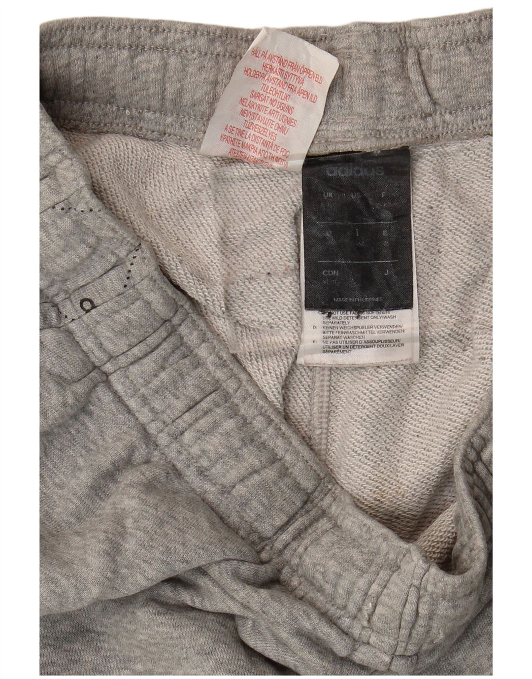 ADIDAS Drenge Grafisk træningsdragt Bukser Joggers 15-16 år Grå bomuld