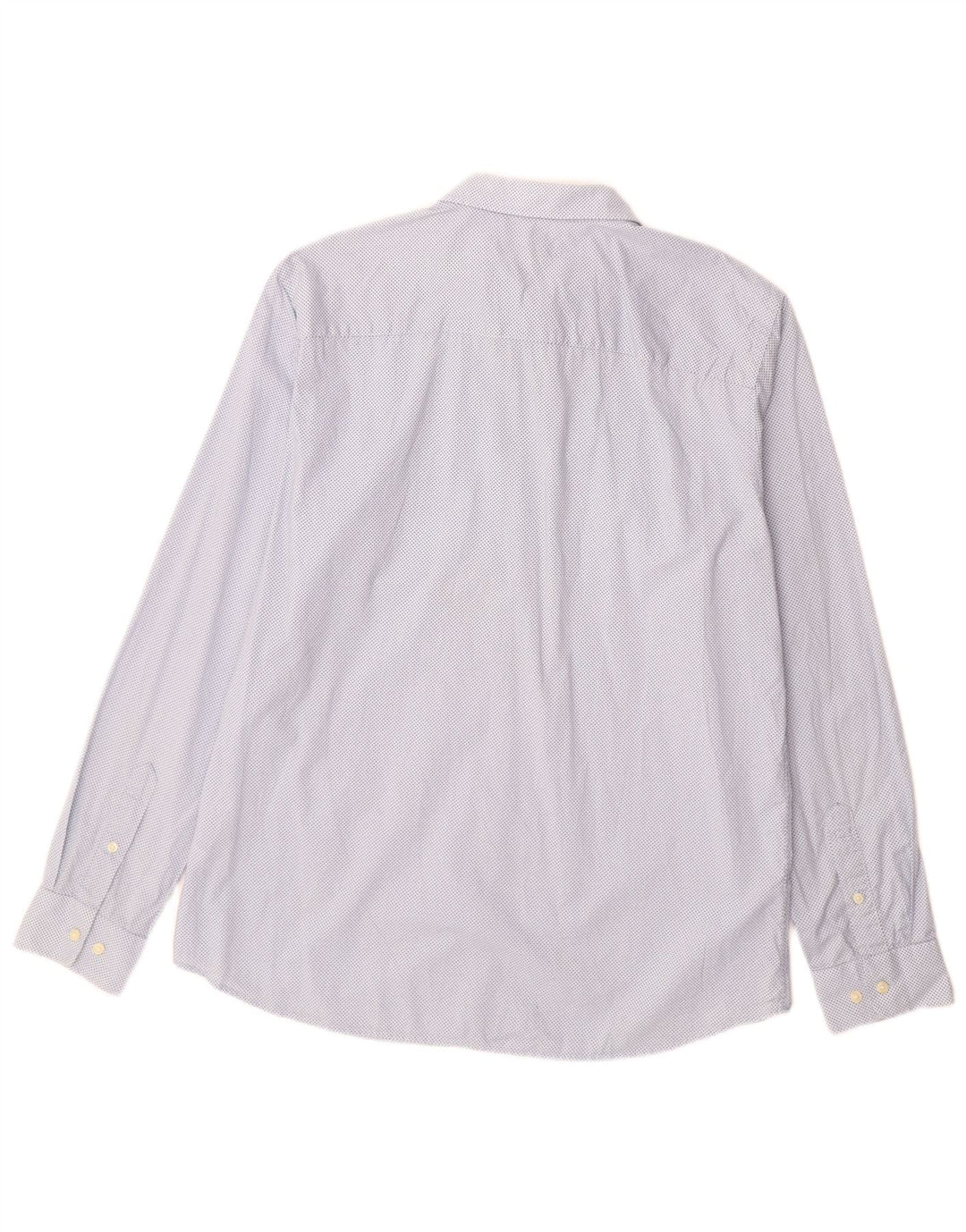 JACK & JONES Premium skjorte herre størrelse 44 XL Blå plettet bomuld