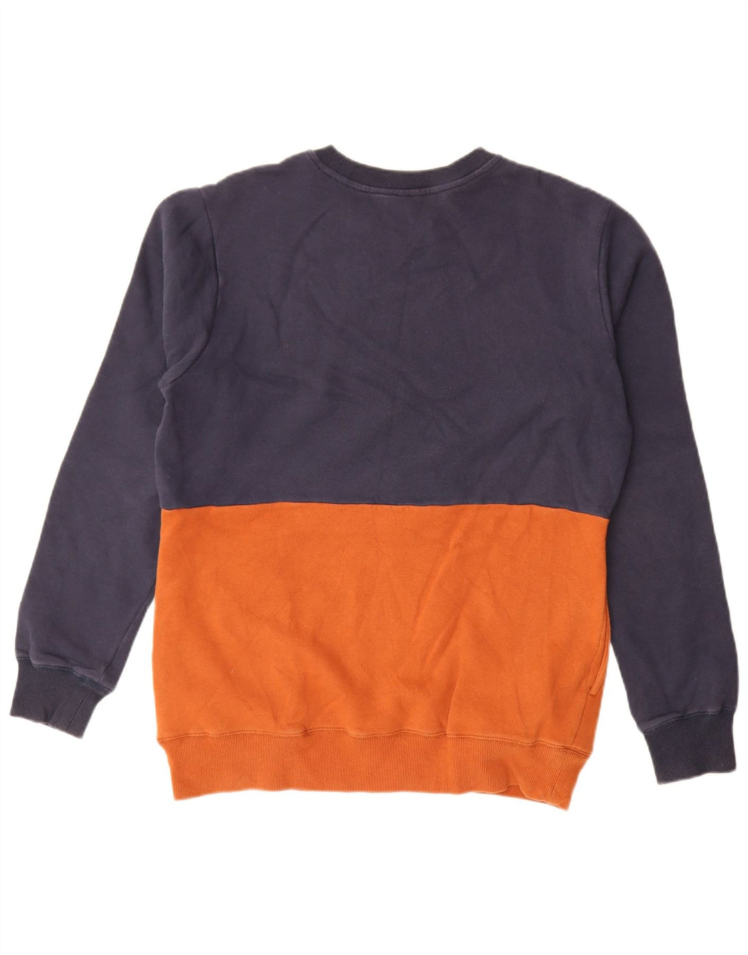 Volcom Herre Sweatshirt Jumper Medium Marineblå Colourblock Bomuld