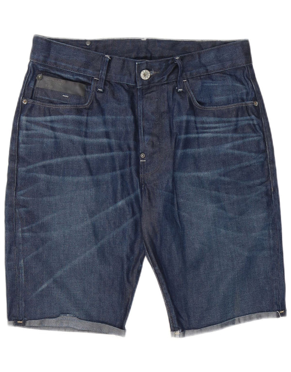 G-Star Mens Denim Shorts W30 Medium Blue Cotton