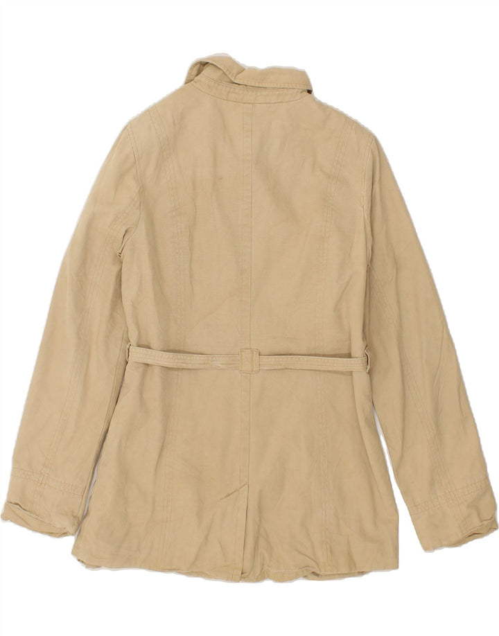 MOSSIMO Womens Double Breasted Coat UK 14 Large Beige Vintage Mossimo and Second-Hand Mossimo from Messina Hembry 