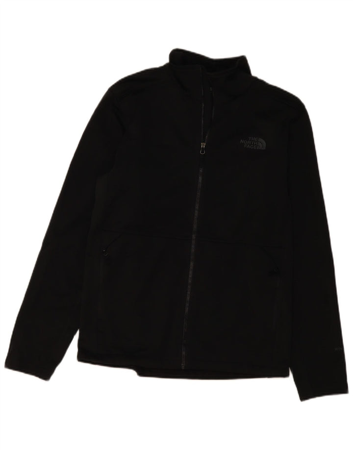 THE NORTH FACE Mens Tracksuit Top Jacket Small Black Polyester Sports
