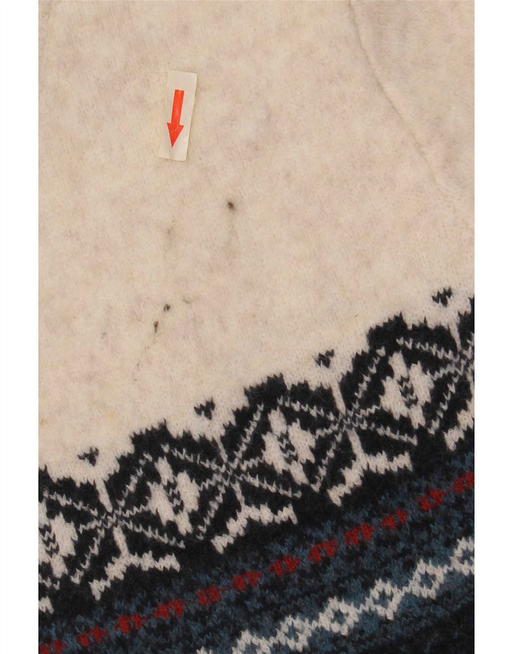 Marks & Spencer Herre sweater med rund hals, lille marineblå farveblok
