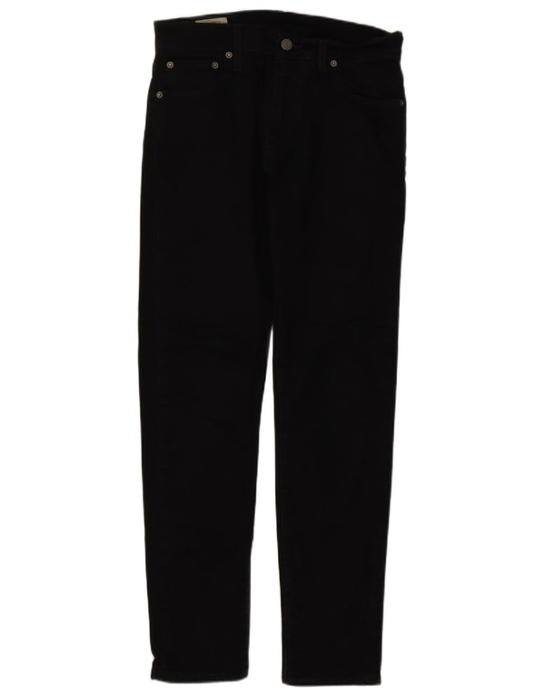 Levi's Mens Skinny Jeans W29 L30 Black Cotton