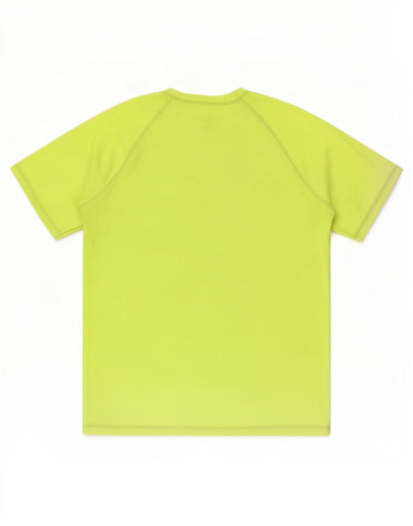 Nike Mens Dri Fit T-Shirt Top Large Yellow Polyester