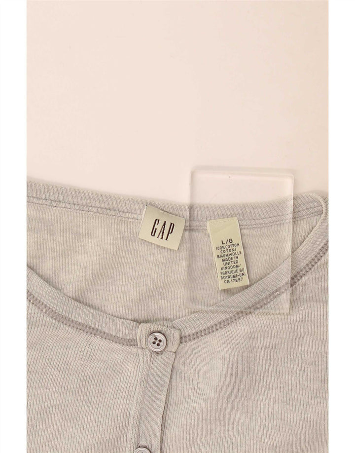 Gap Dame Oversized Cardigan Sweater UK 16 Large Grå