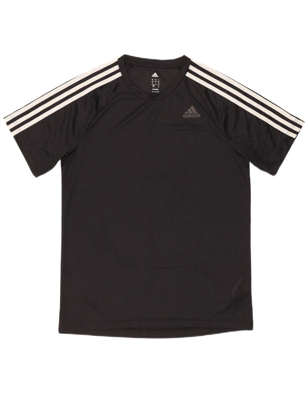 Adidas Herre T-Shirt Top Lille Sort Polyester Sports