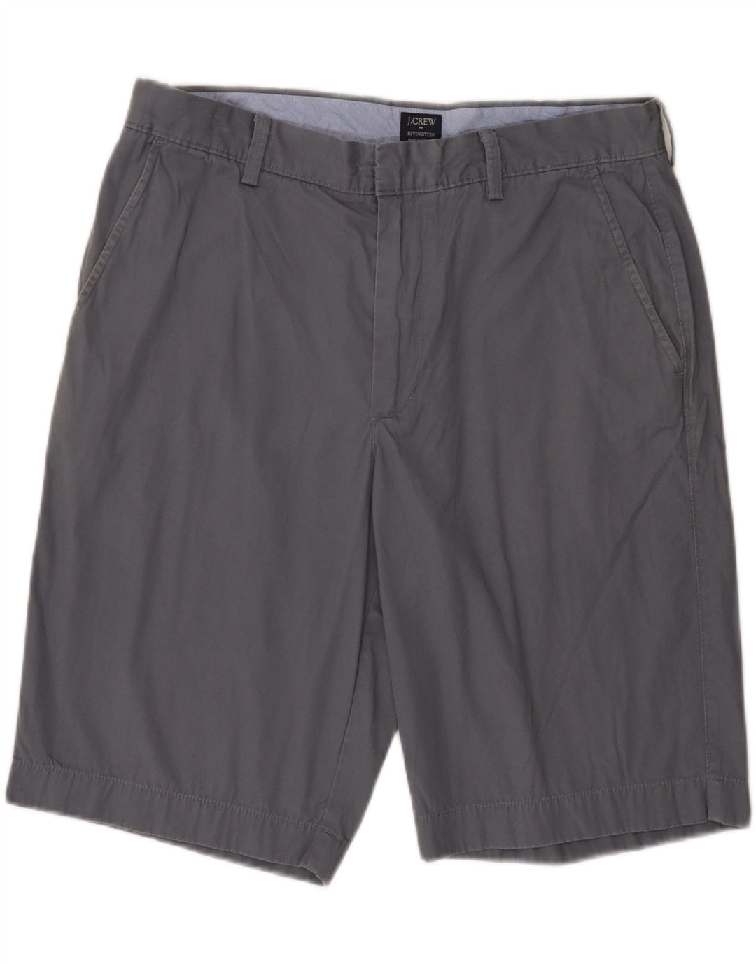 J. CREW Herre Rivington Chino Shorts W36 Large Grå Bomuld