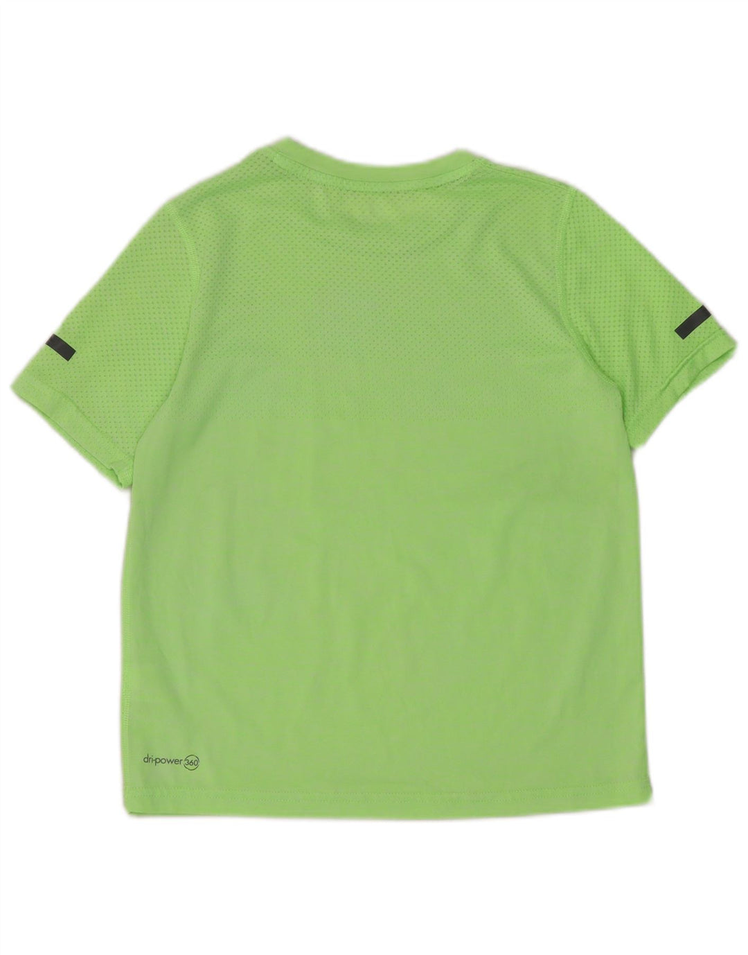 Russell Athletic Boys Dri-Power T-Shirt Top 7-8 år Medium Grøn Nylon