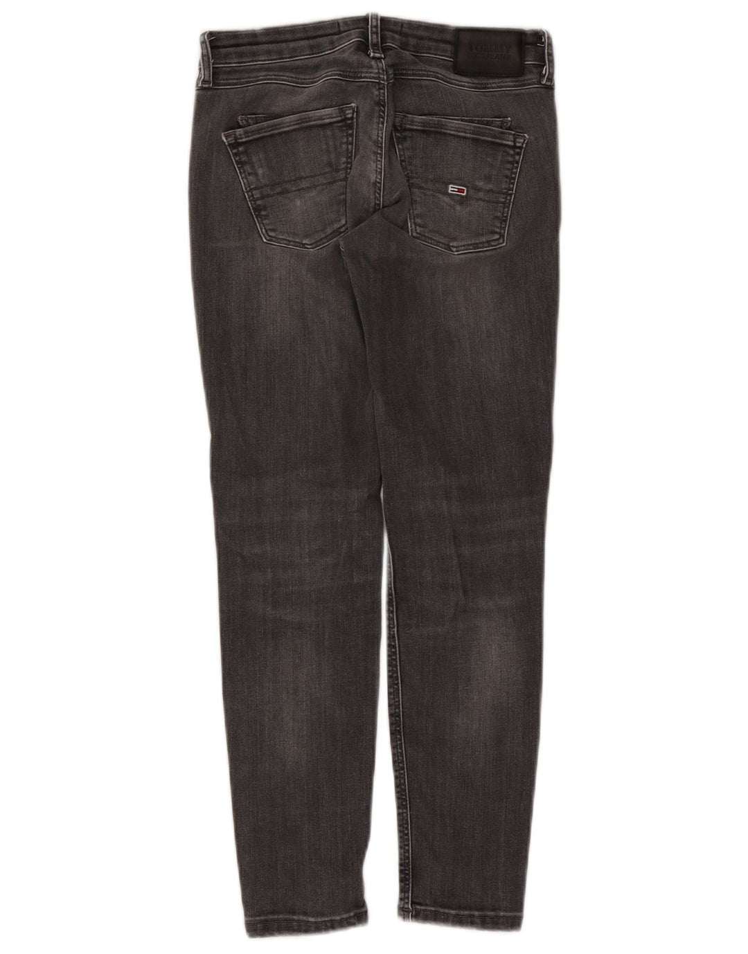 Tommy Hilfiger Dame Crop Skinny Jeans W25 L25 Grå Bomuld