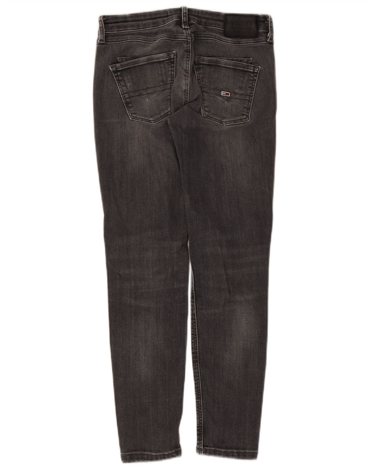 Tommy Hilfiger Dame Crop Skinny Jeans W25 L25 Grå Bomuld