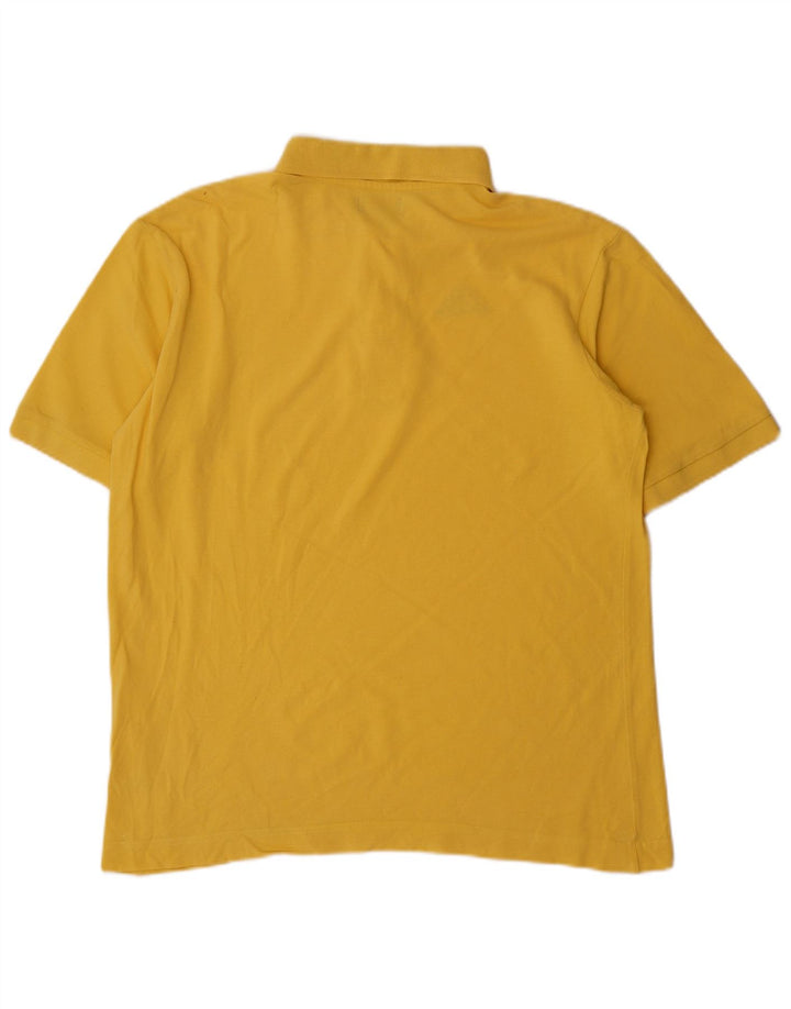 Kappa Herre Polo Shirt Stor Gul