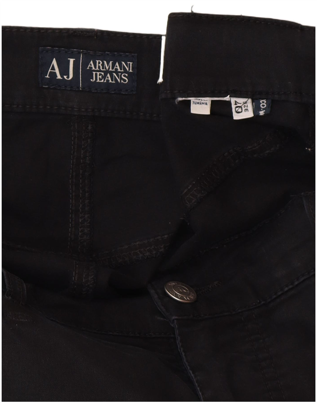 Armani Herre Slim Casual Bukser W40 L30 Sort