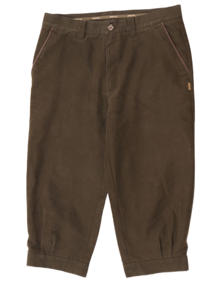 Musto Herre Ride Capri Bukser EU 50 Large W34 L21 Khaki Polyester