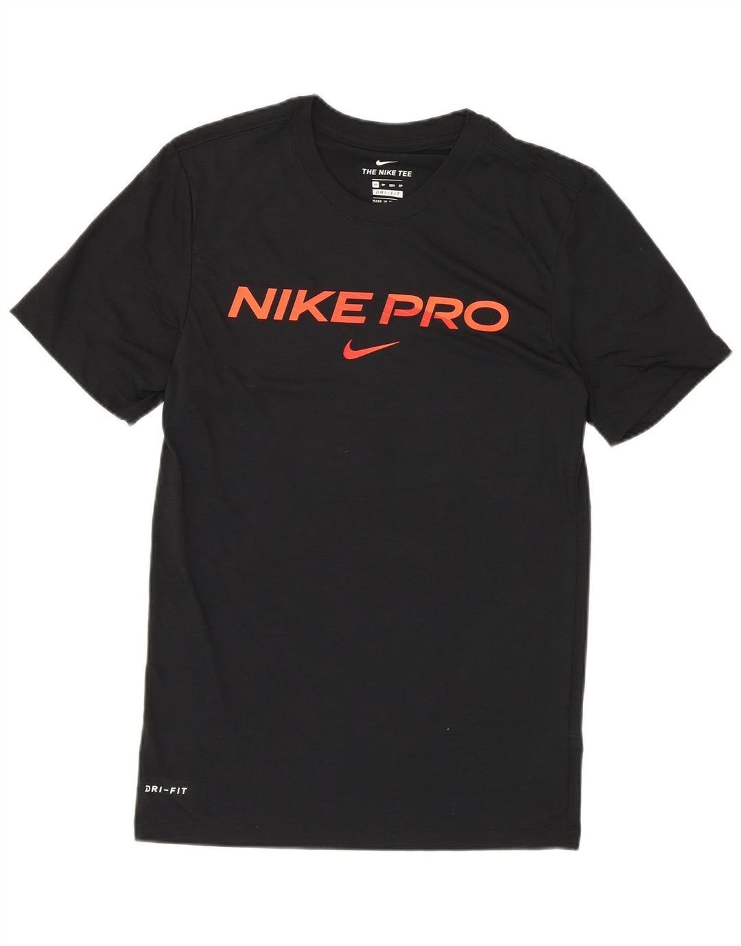 NIKE Herre Dri Fit grafisk T-shirt Top XS Sort polyester