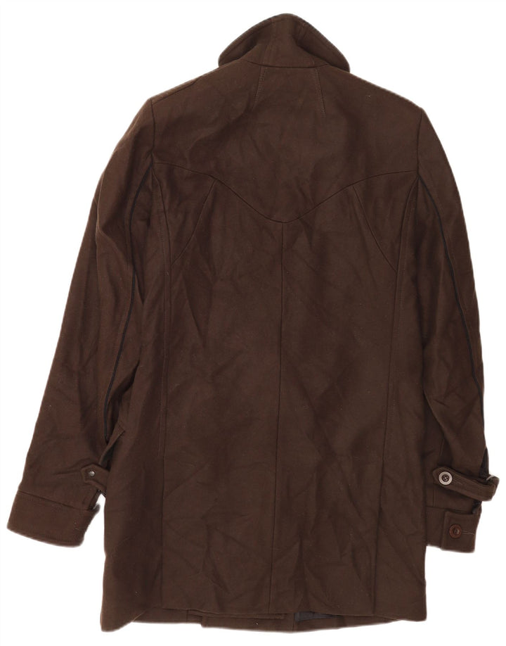 Reiss Herre Overfrakke UK 38 Medium Brun Uld