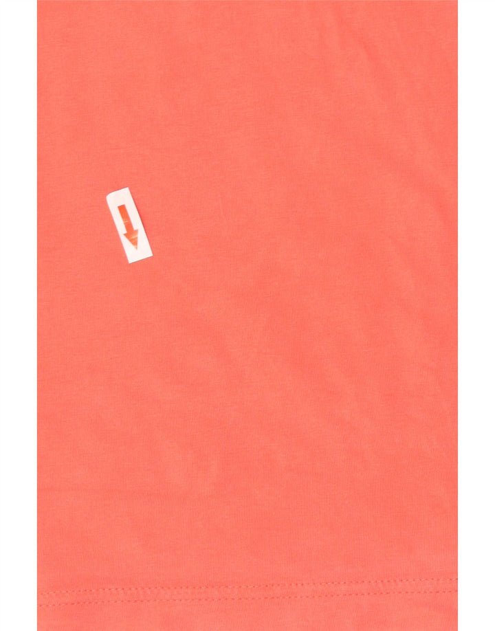 Hugo Boss Herre grafisk T-shirt Top Medium Pink Bomuld