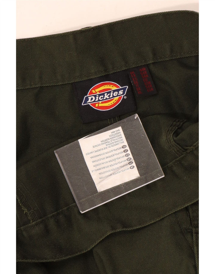 Dickies Straight Cargo bukser til mænd W44 L31 Grøn polyester
