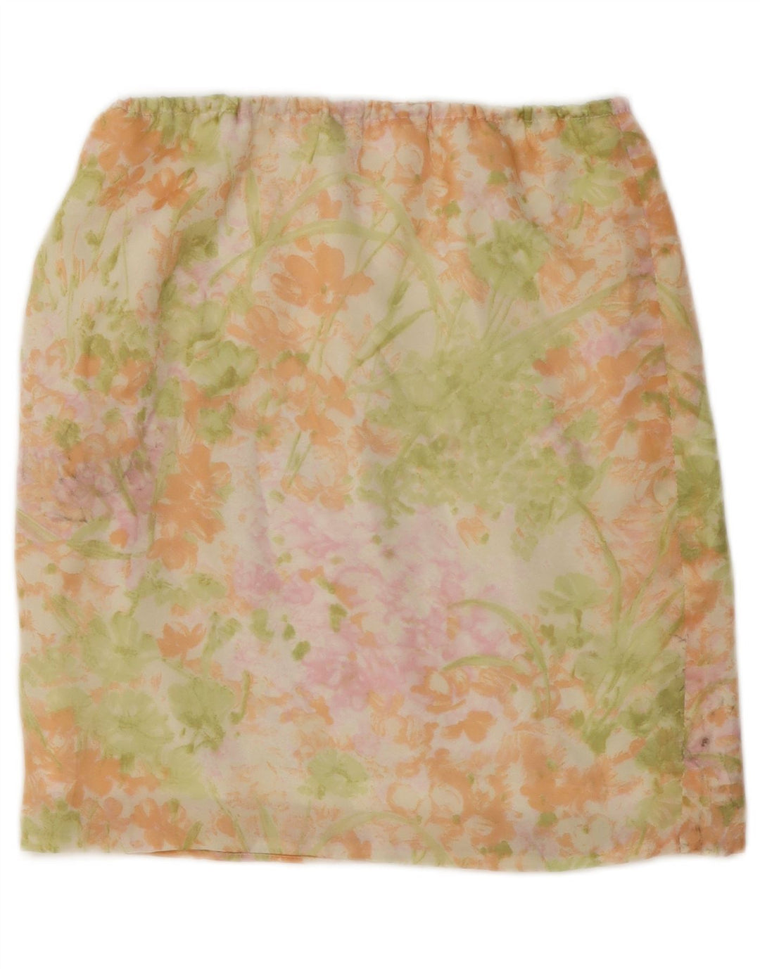 Vintage Kvinders 2-delt nederdel Sæt UK 14 Medium W30 Multicolored Floral