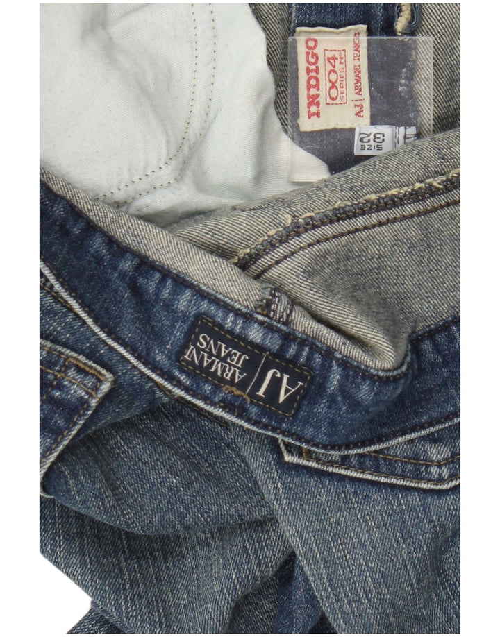 Armani Dame Indigo Bootcut Jeans W32 L30 Blå
