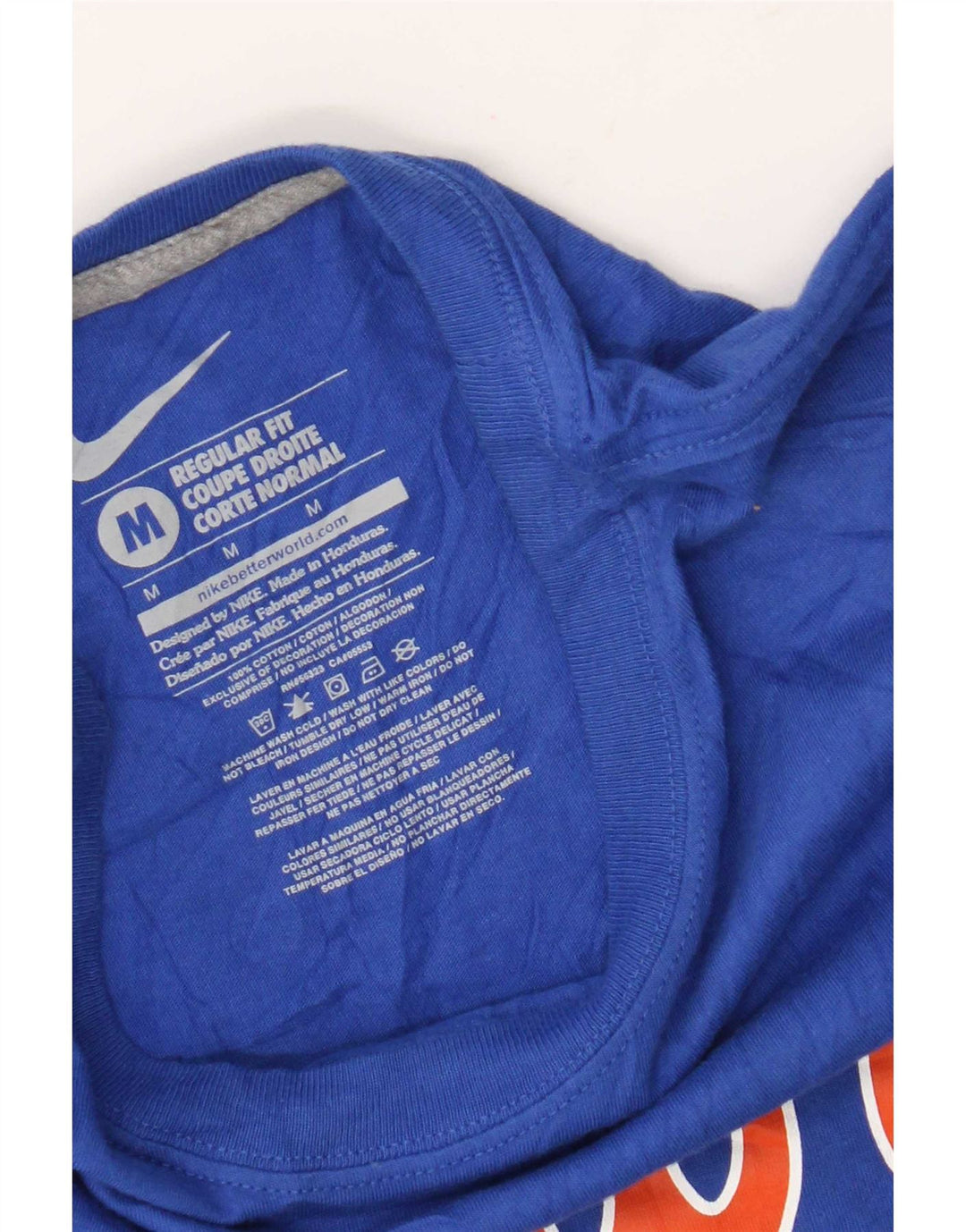 Nike Herre Florida Gators Regular Fit grafisk T-shirt top mellemblå bomuld
