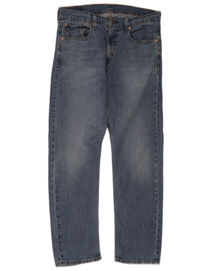 Levi's Herre 502 tilspidsede jeans W32 L30 blå bomuld