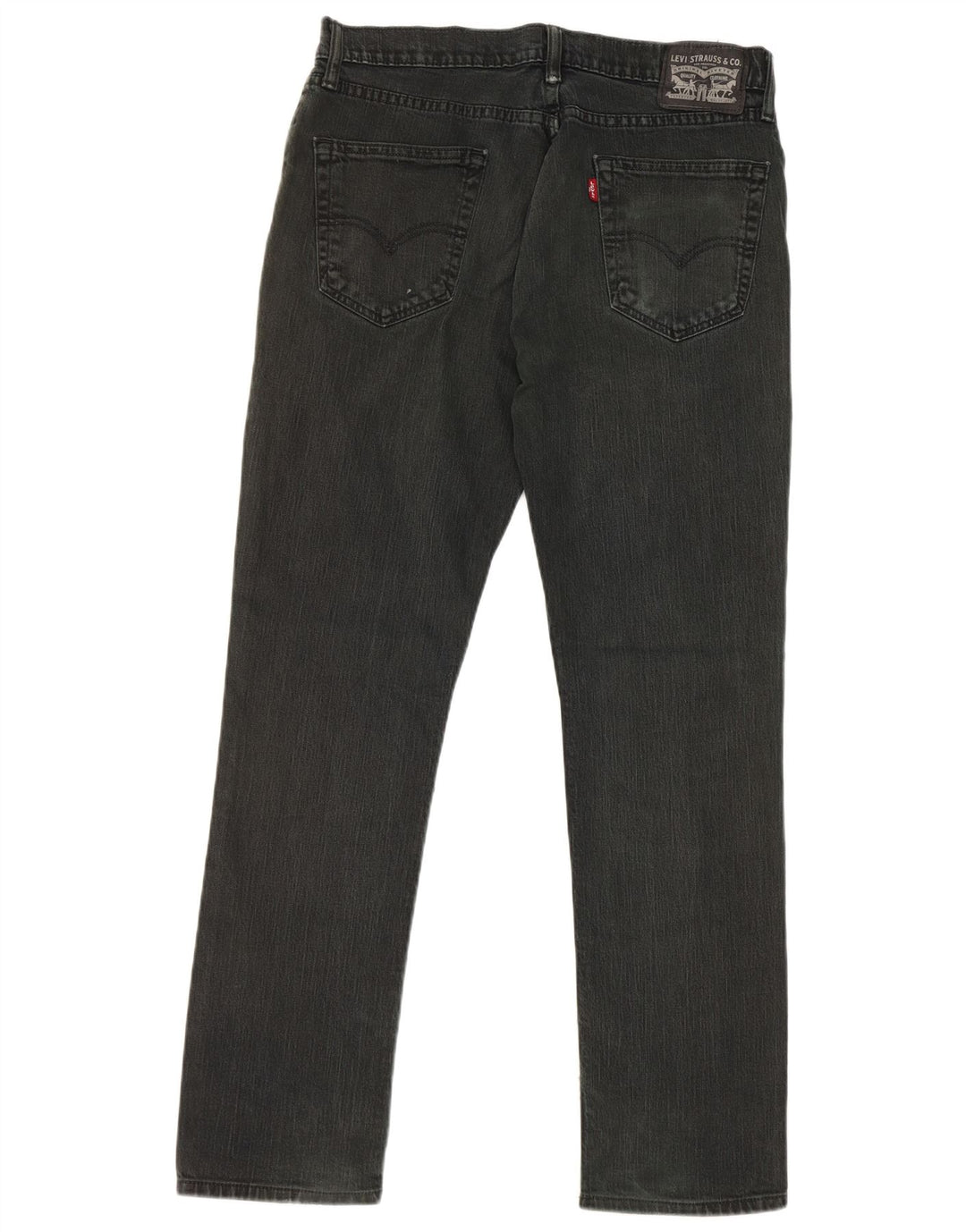 Levi's Straight Jeans til mænd W34 L32 sort bomuld