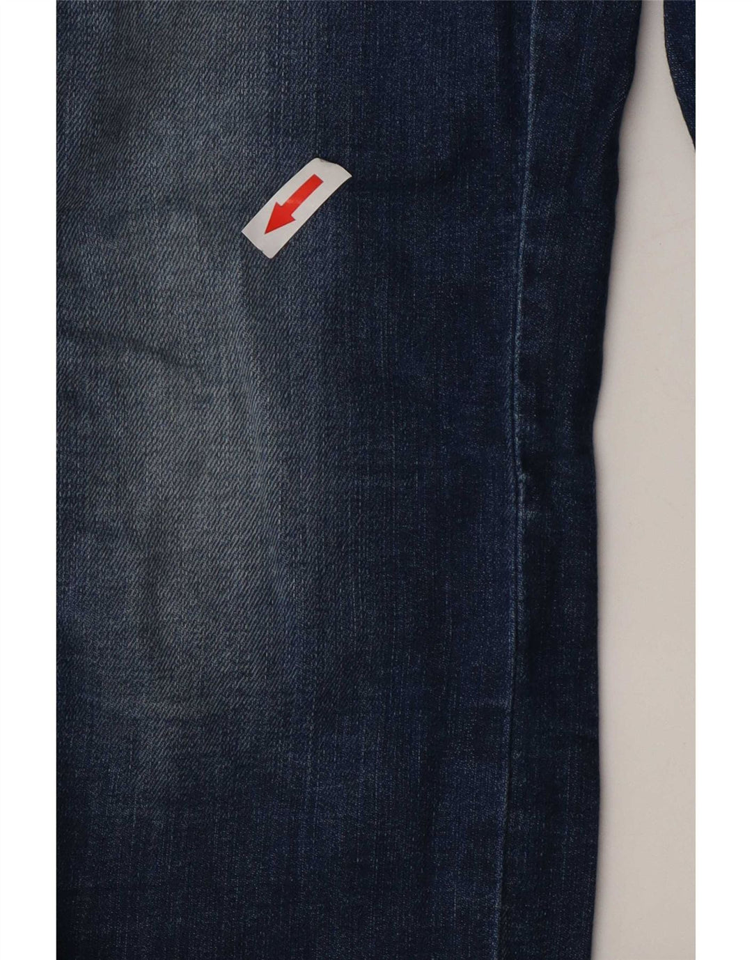 Diesel Dame Distressed Slim Jeans W24 L27 Blå Bomuld