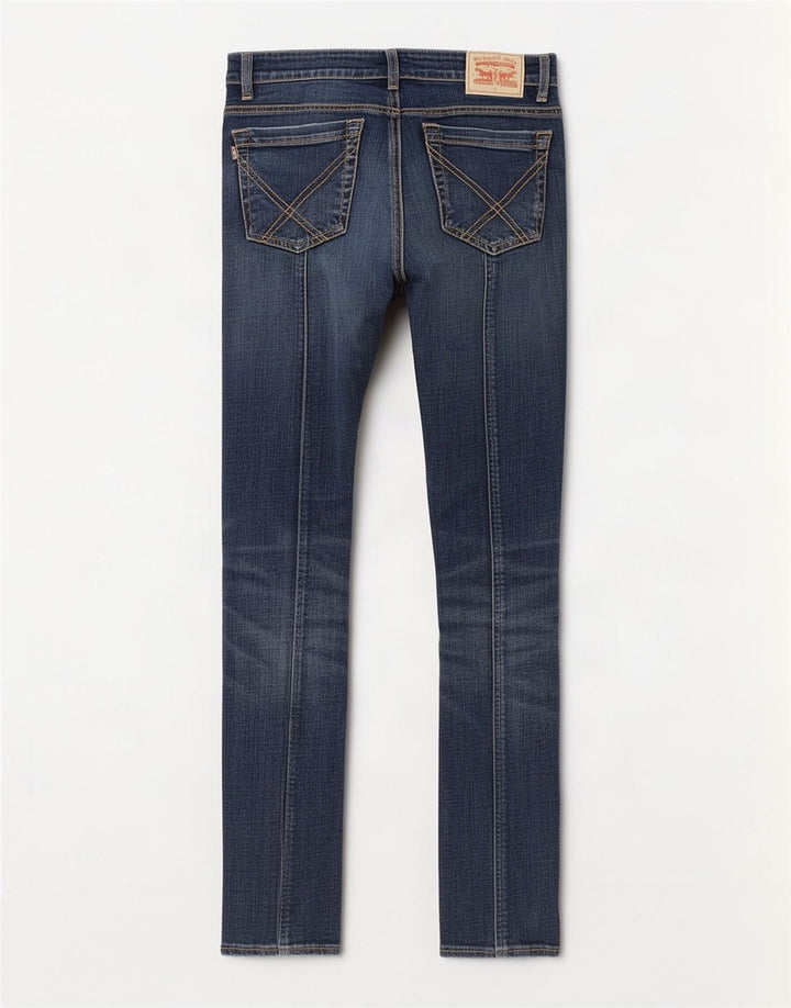 Roy Rogers Dame Slim Jeans W29 L27 Blå Bomuld