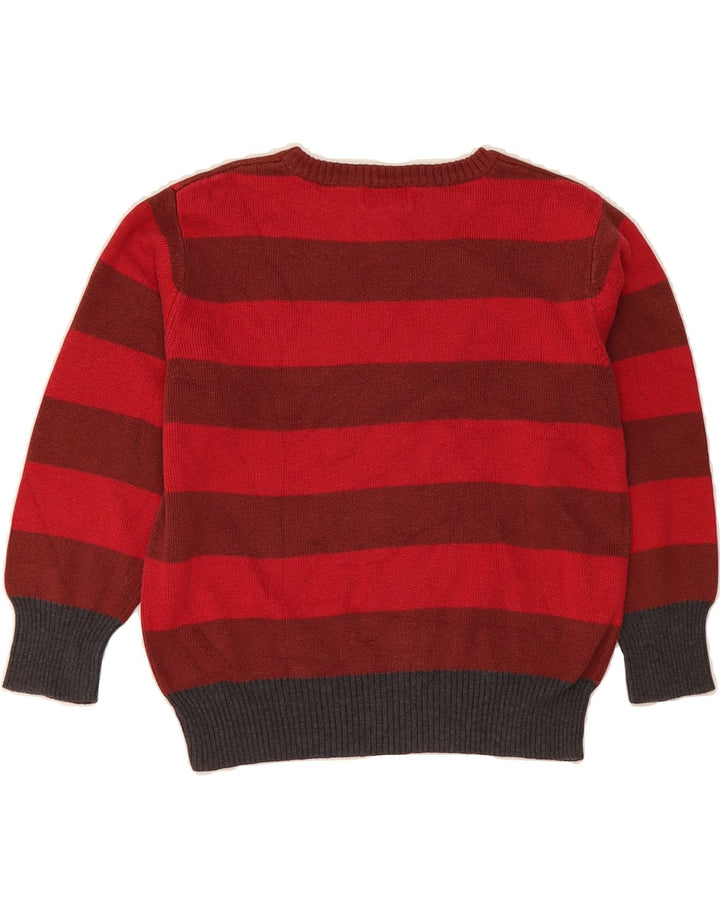 MOSSIMO Girls Boat Neck Jumper Sweater 6-7 Years Small  Red Striped Vintage Mossimo and Second-Hand Mossimo from Messina Hembry 