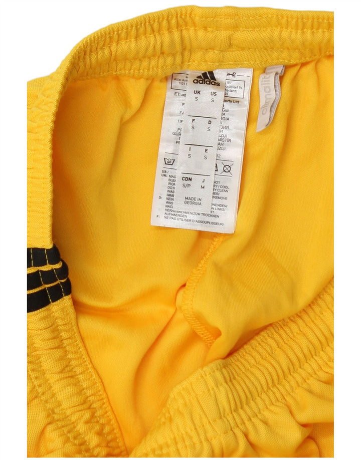 Adidas Herre Climalite Sport Shorts Små Gul Polyester