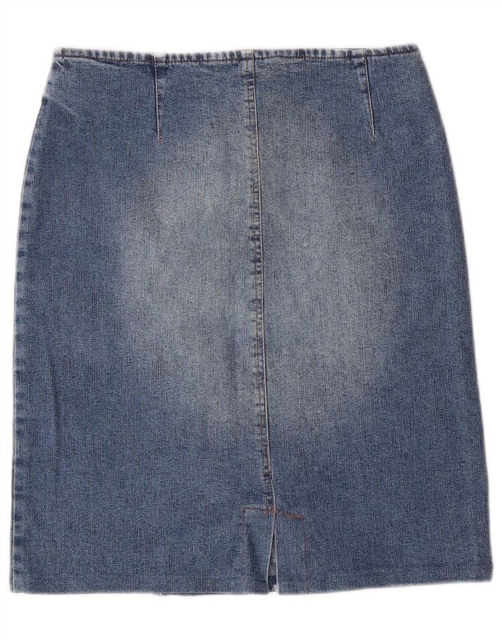 VINTAGE Womens Denim Skirt W28 Medium  Blue