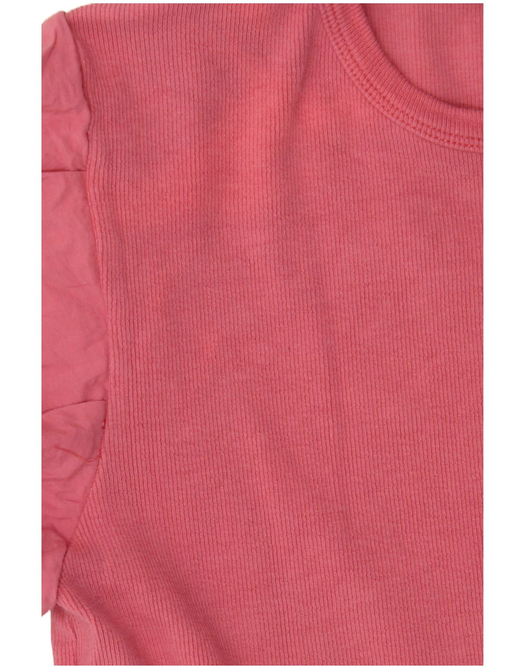 Zara Damebluse Top UK 12 Medium Pink Bomuld