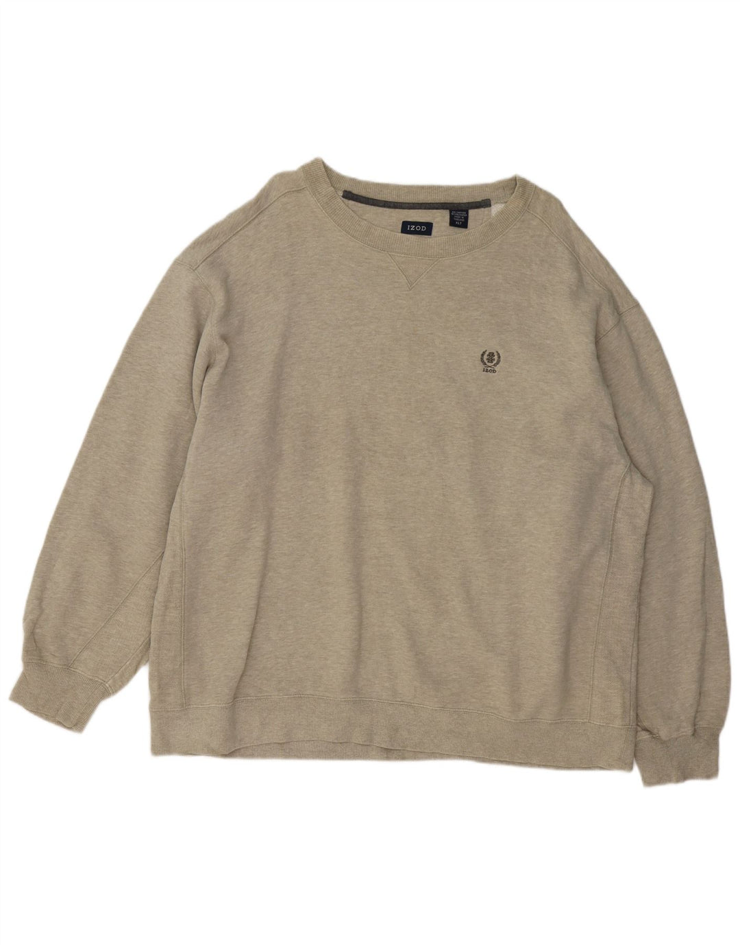 IZOD Sweatshirt til mænd XL Grå Flecked Bomuld