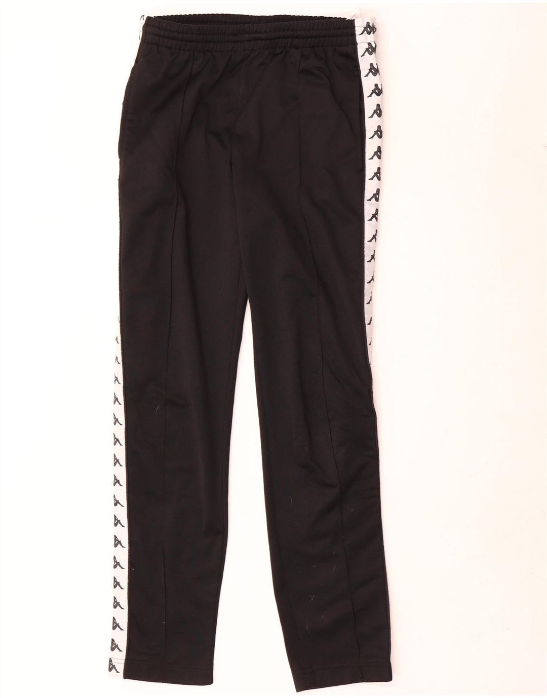 Kappa Herre grafisk træningsdragt Bukser Small Black Colourblock Polyester