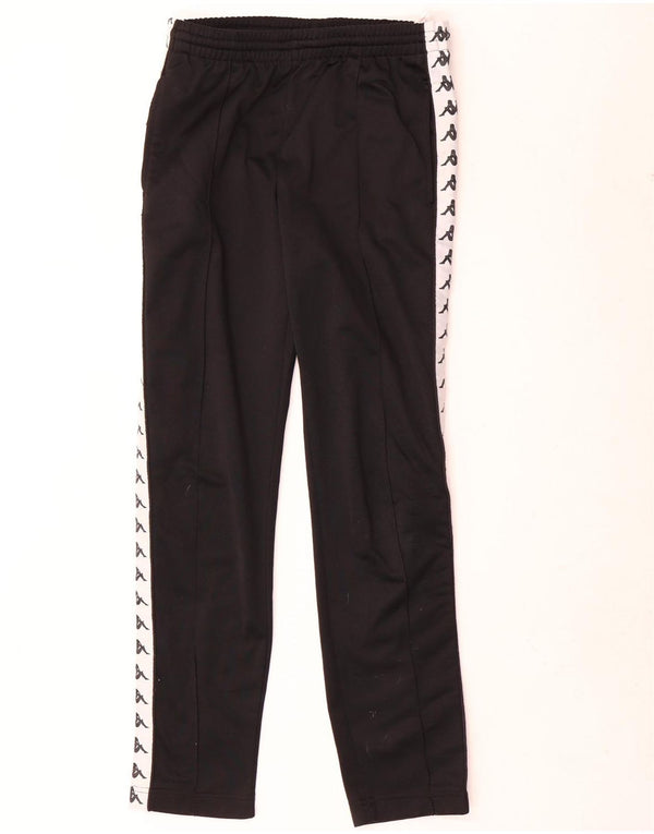 Kappa Herre grafisk træningsdragt Bukser Small Black Colourblock Polyester