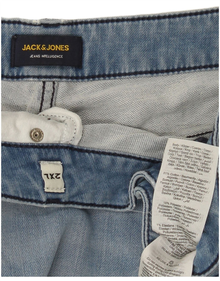 Jack & Jones denimshorts til mænd 2XL W42 blå bomuld