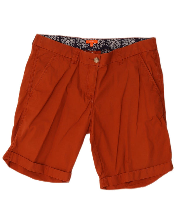 White Stuff Womens Chino Shorts UK 14 Large W34 Orange