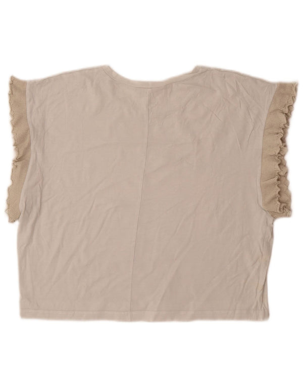 Zara Damebluse Top UK 14 Medium Grå