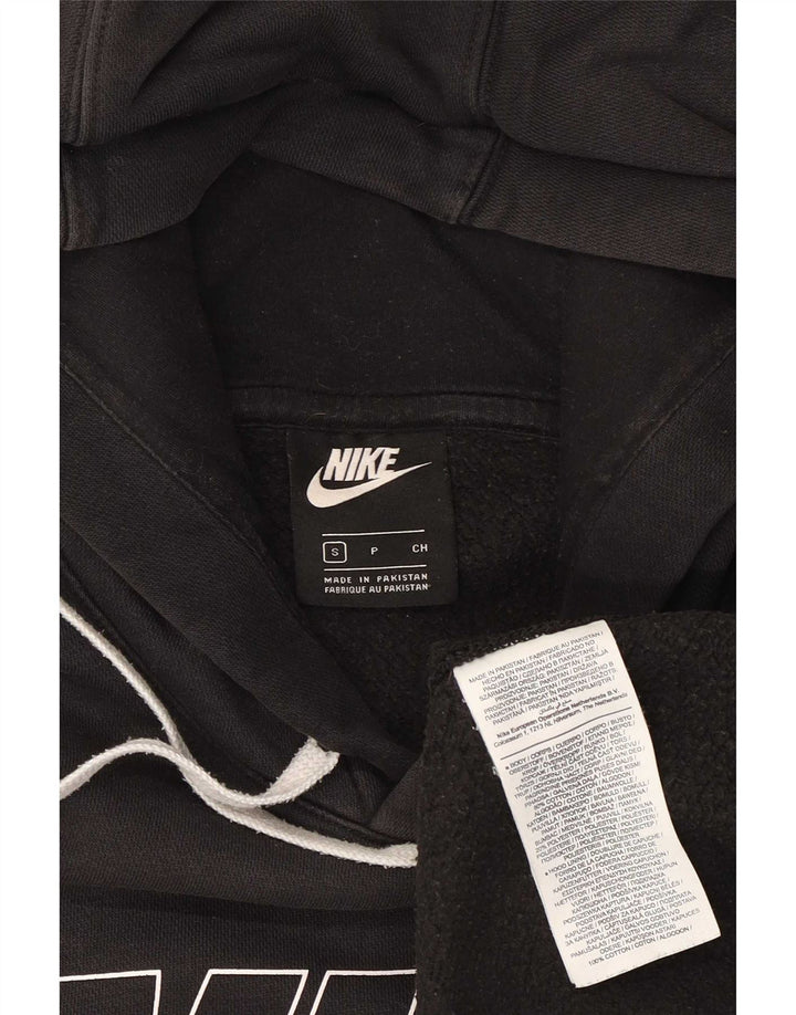 Nike grafisk hættetrøje til mænd, lille sort bomuld