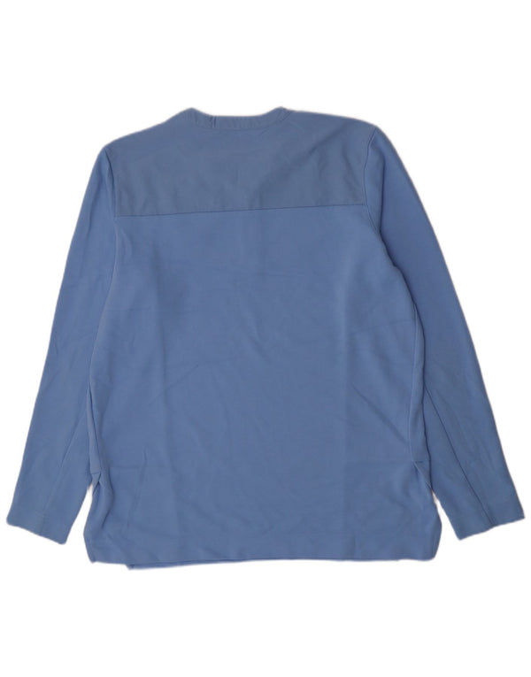 Nike Herre Brazoswood Fodbold Lynlåshals Grafisk Top Langærmet Stor Blå