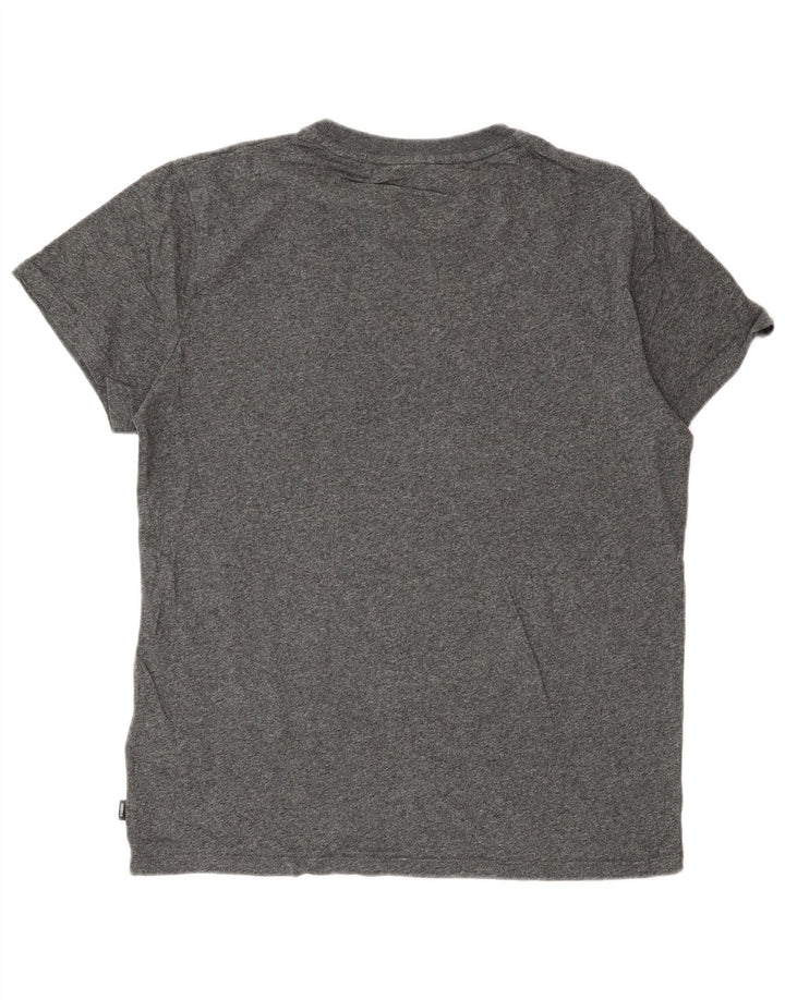 Superdry herre T-shirt top mellemgrå bomuld