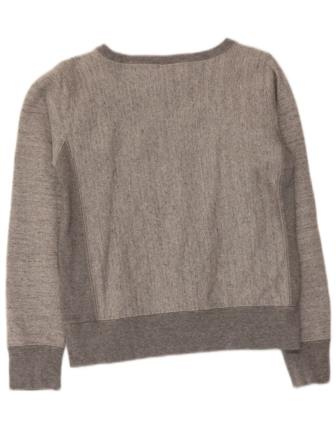 Champion Dame Sweatshirt Jumper UK 10 Small Grey Colourblock