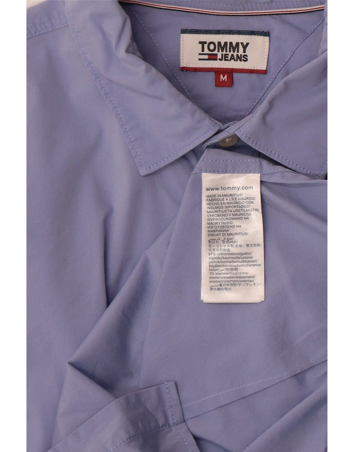 Tommy Hilfiger Herre Slim Fit skjorte Medium Blue Bomuld