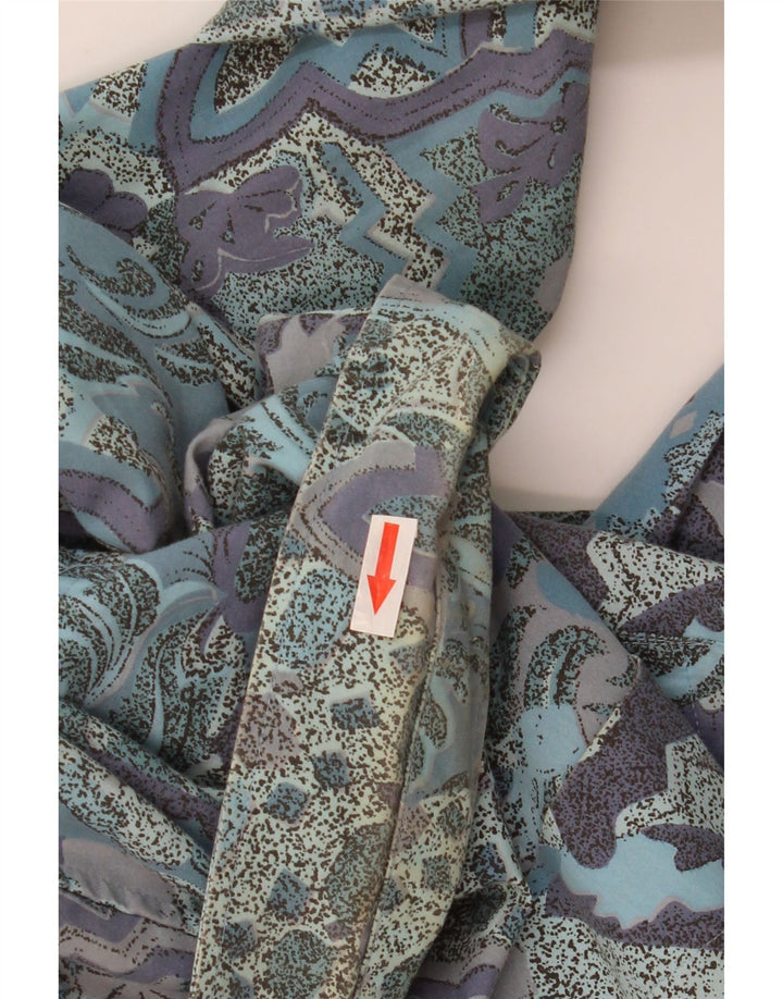 Daniel Brooks Herreskjorte Medium Blue Paisley Cotton