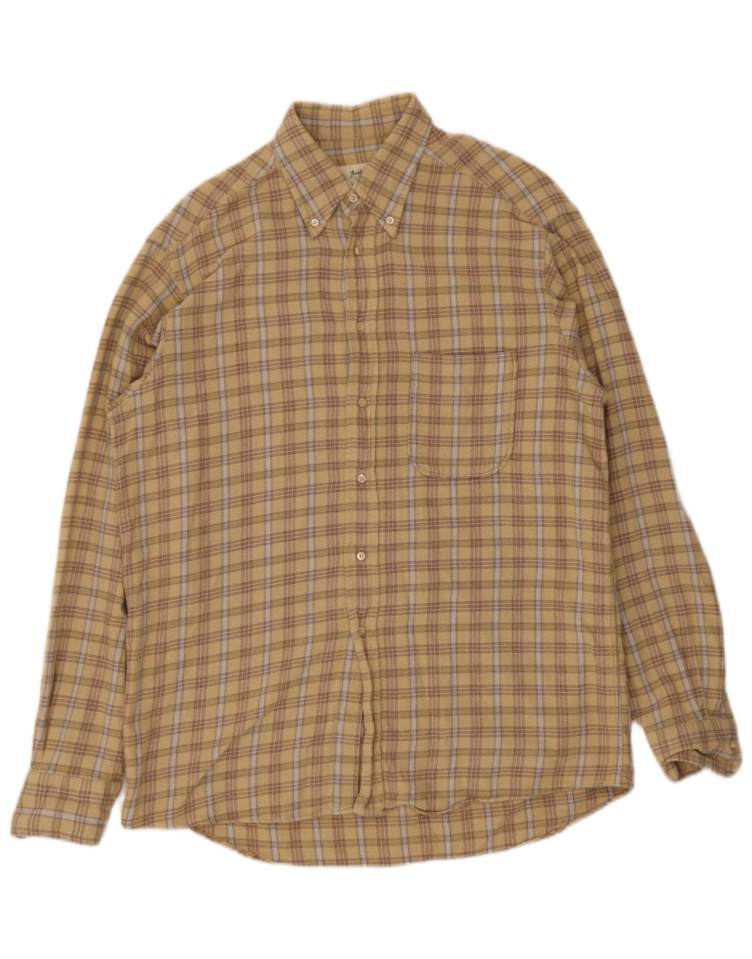 Hugo Boss Herre Flanelskjorte Str. 41 Stor Beige Ternet