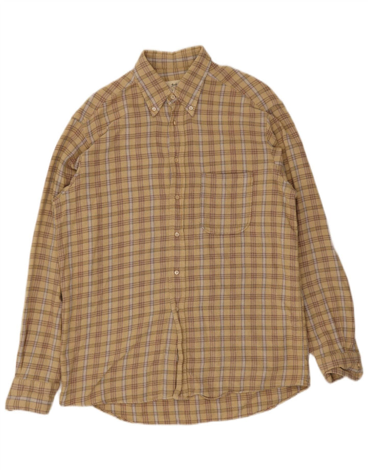 Hugo Boss Herre Flanelskjorte Str. 41 Stor Beige Ternet