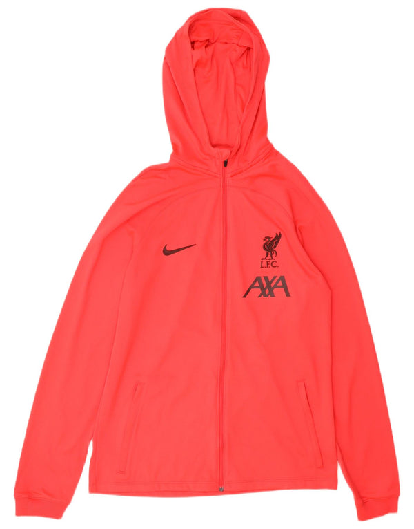 Nike Girls Liverpool grafisk hættetrøje med lynlås 13-14 år XL Pink