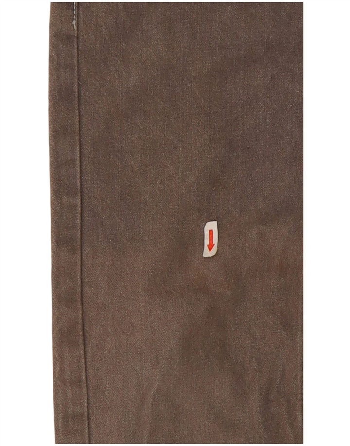 Levi's Womens 505 Regular Straight Jeans W25 L25 Grå Bomuld